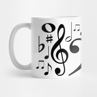 Music Symbols Mug